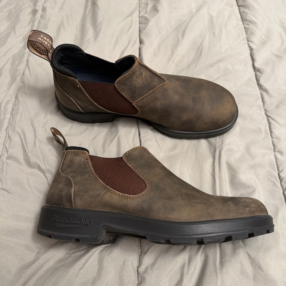 BLUNDSTONE #2036 RUSTIC BROWN - Short Blundstones - Picture 2 of 8